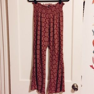 Patterned Flowy Pants