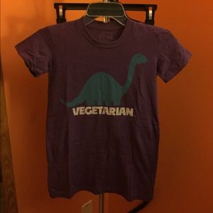 Delias vegetarian dinosaur shirt size S