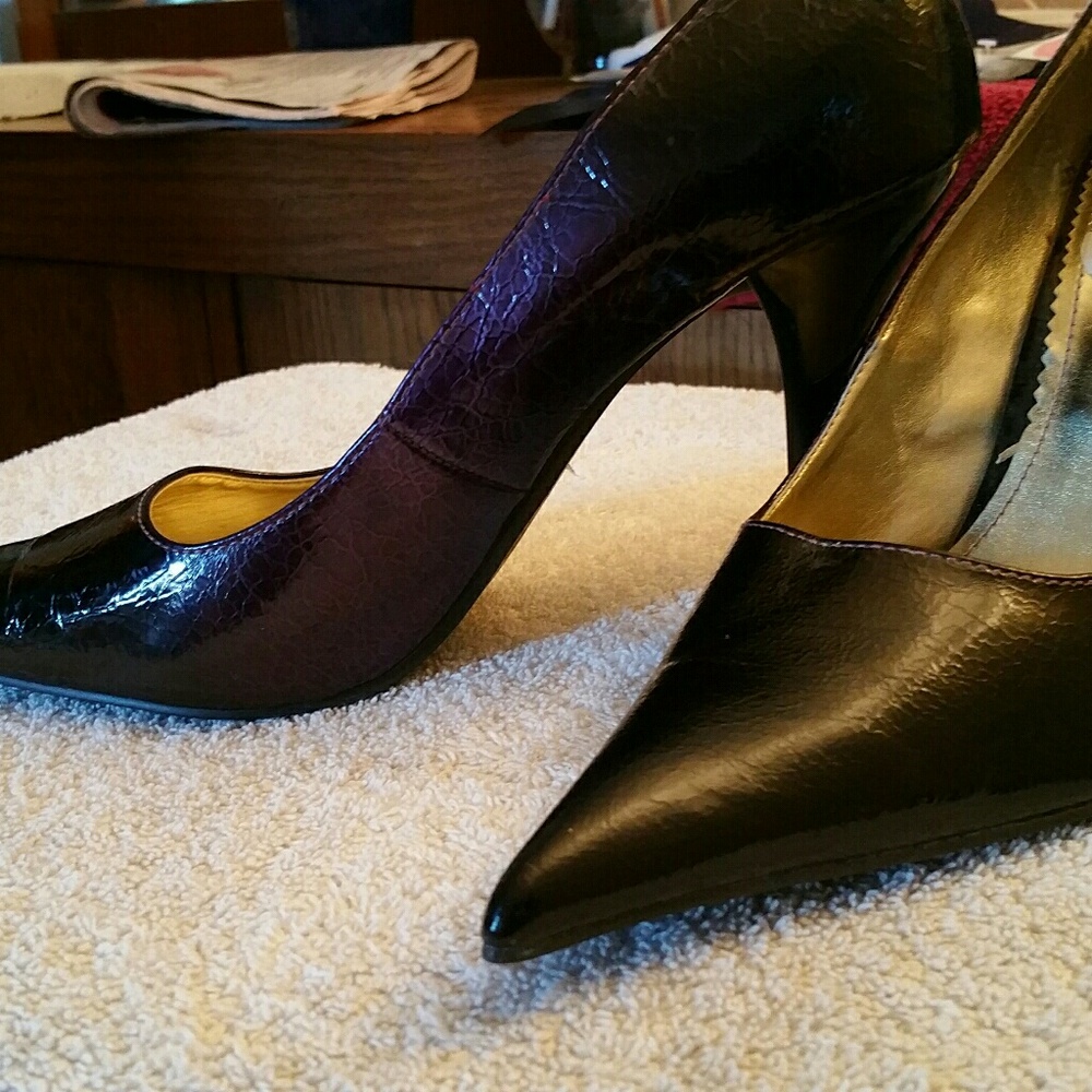 Dark Purple 3" Pumps by Dollhouse