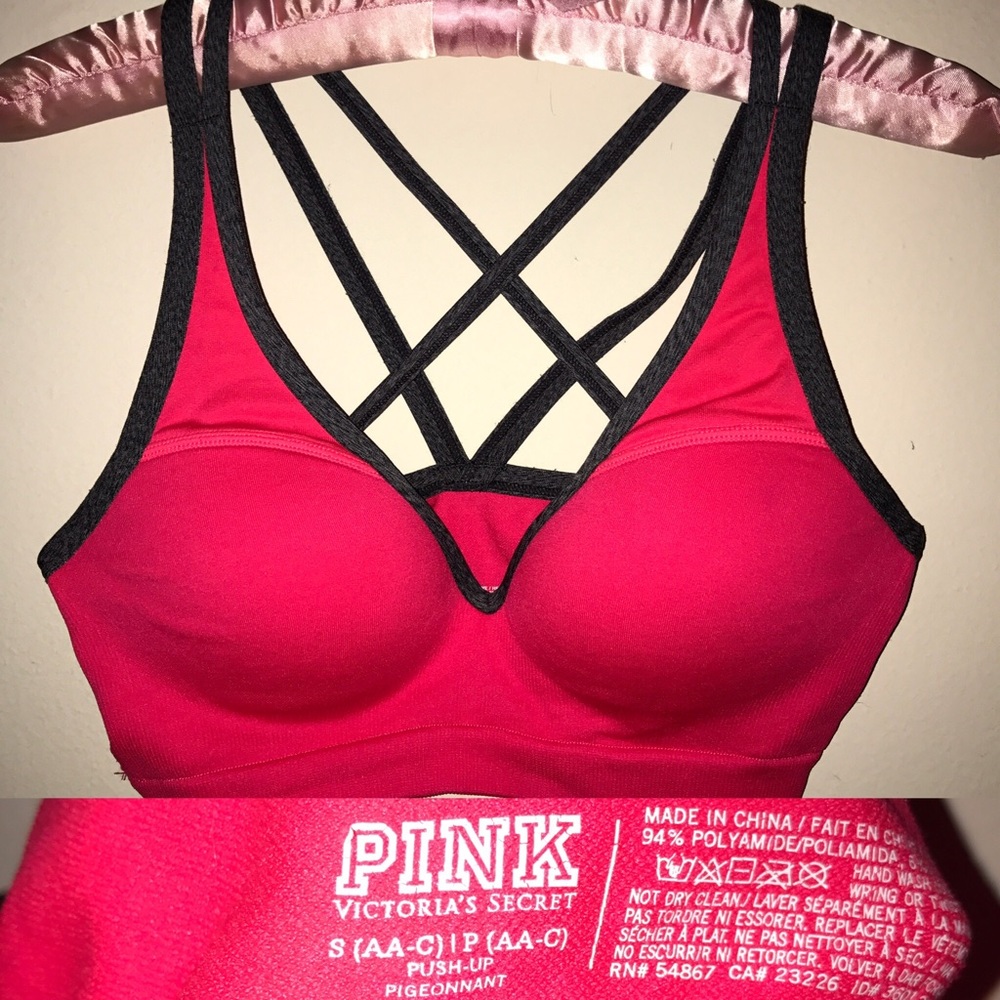 VS PINK SPORT BRA S