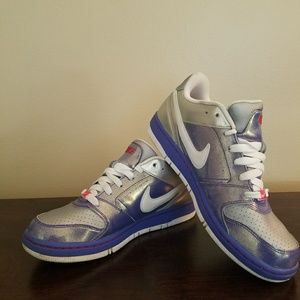 Nike Purple Metallic Flat Tops