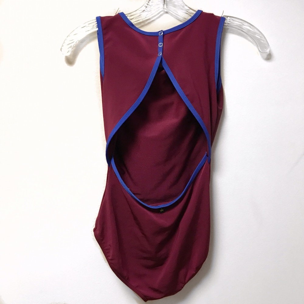 Mariia Ballet Leotard | Burgundy Blue