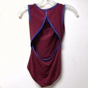 Mariia Ballet Leotard | Burgundy Blue