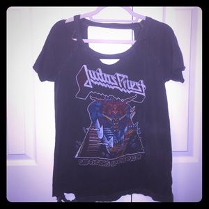 Chaser Judas Priest rock band tee