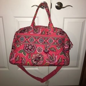 Vera Bradley Weekender with Matching Cosmetic Case