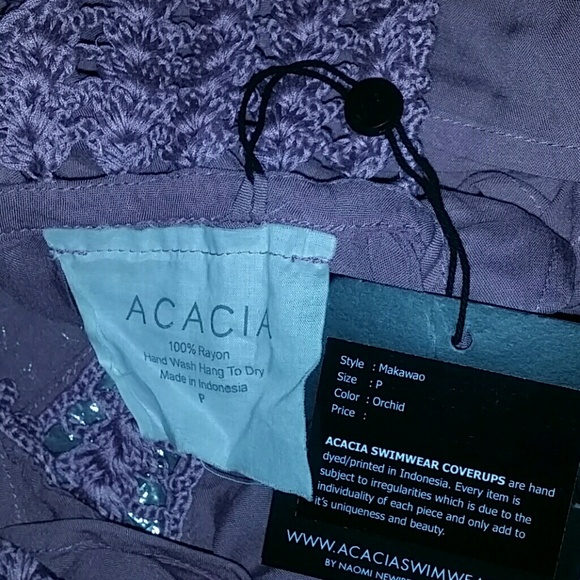 New acacia orchid makawao crochet maxi dress XS P - Picture 5 of 5