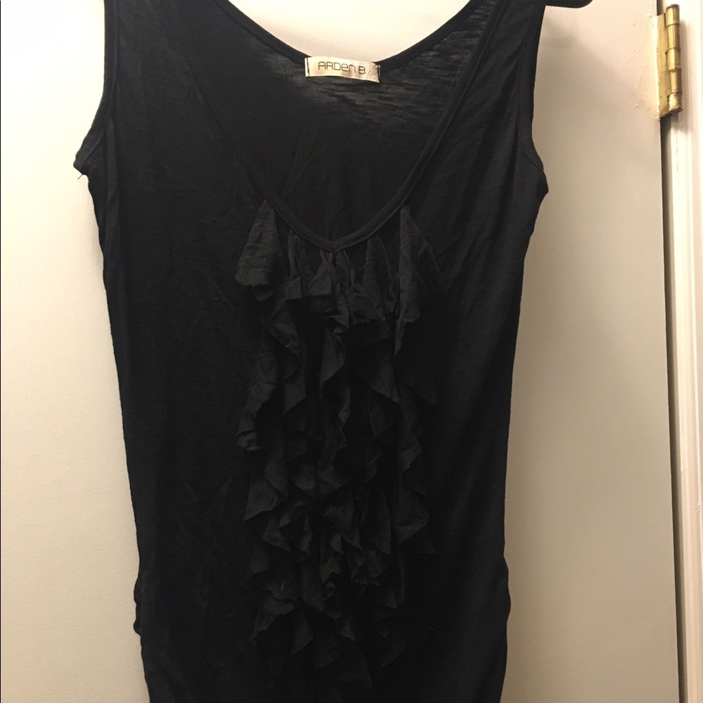 Arden B ruffled shirt
