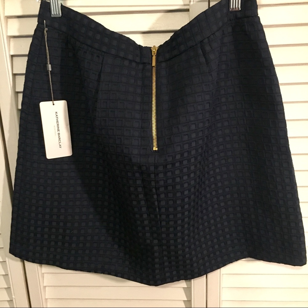 NWOT Katherine Barclay | Deep Navy Blue Skirt