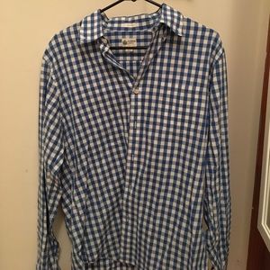 J crew gingham button down size M