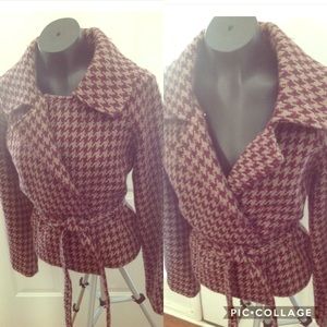 Hounds tooth fall coat