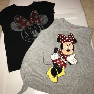 Set of two Minnie Mouse t shirts