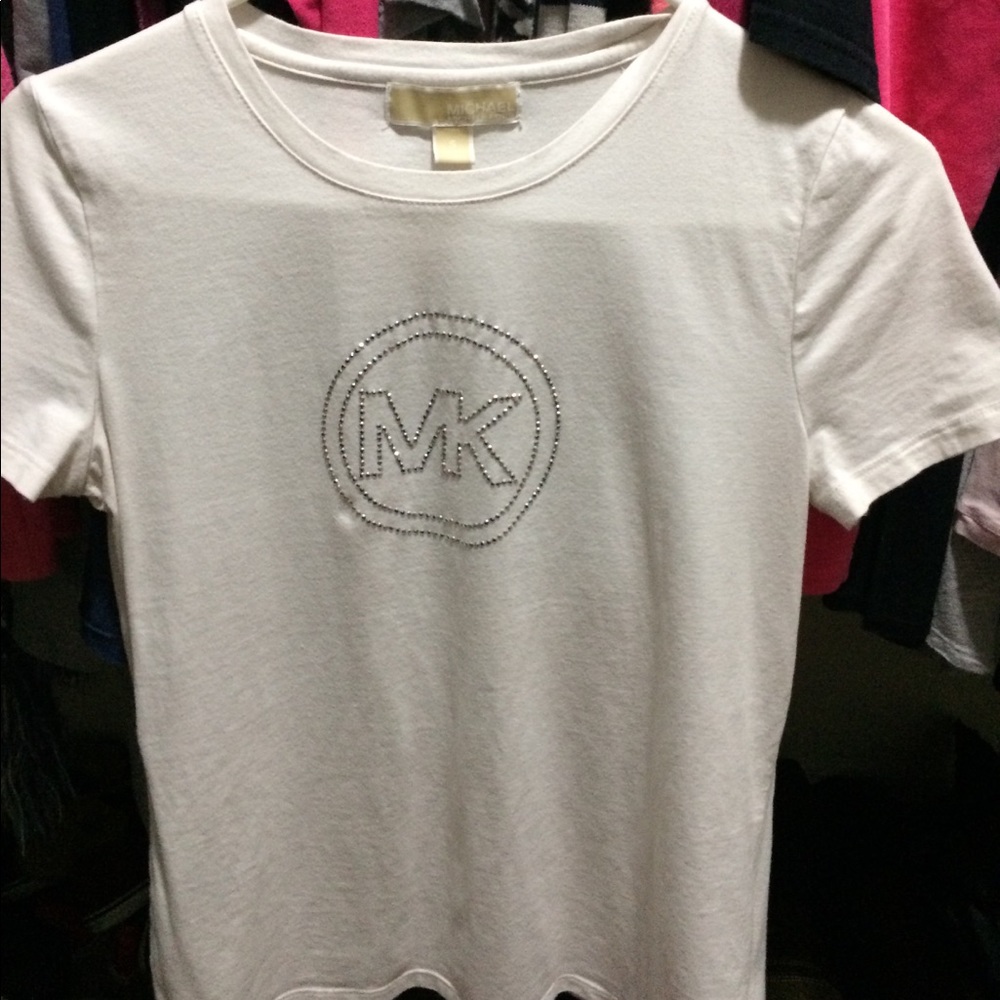 Mk white tshirt
