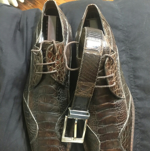 Two tone gators loafers main image 4