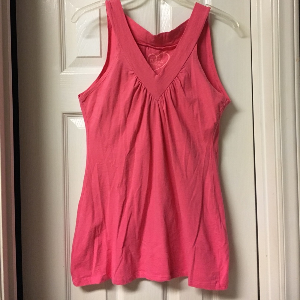 Large Pink Rue 21 Tank Top
