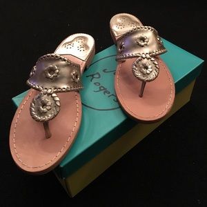 NWT size 9 platinum Jack Rogers