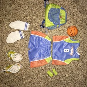 American can girl basketball outfit