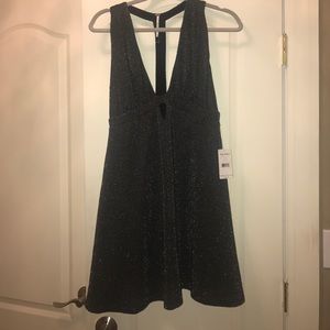 Free people black cutout dress