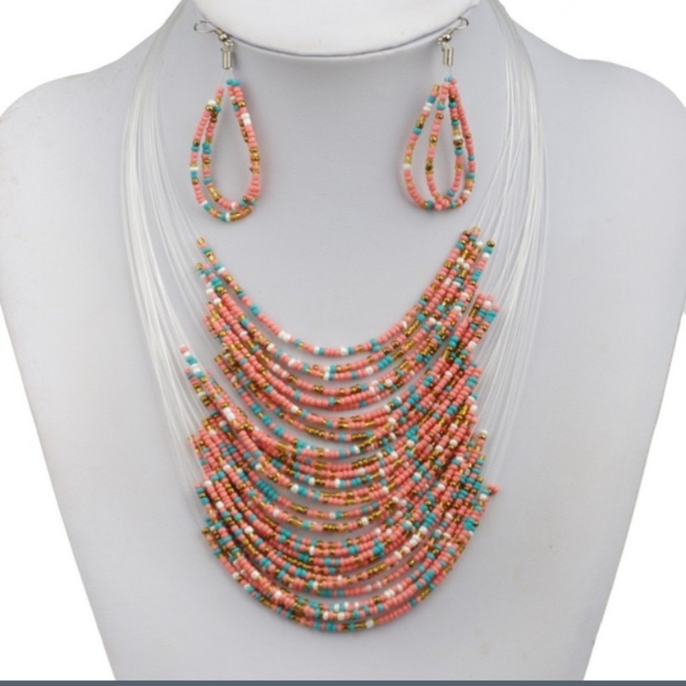 Statement Necklace and Earring set