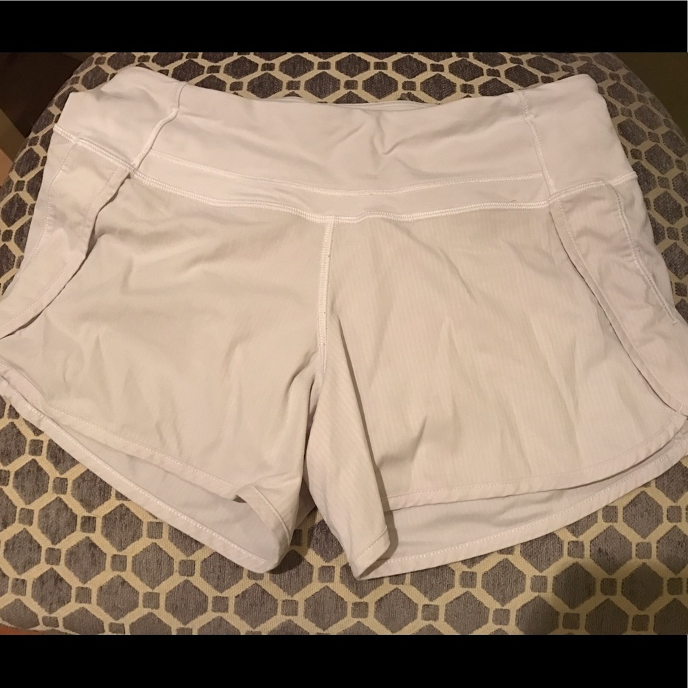 Lululemon white shorts