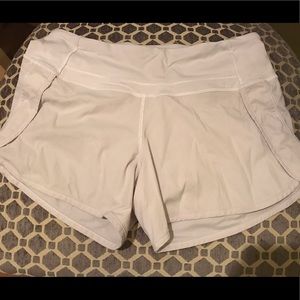 Lululemon white shorts