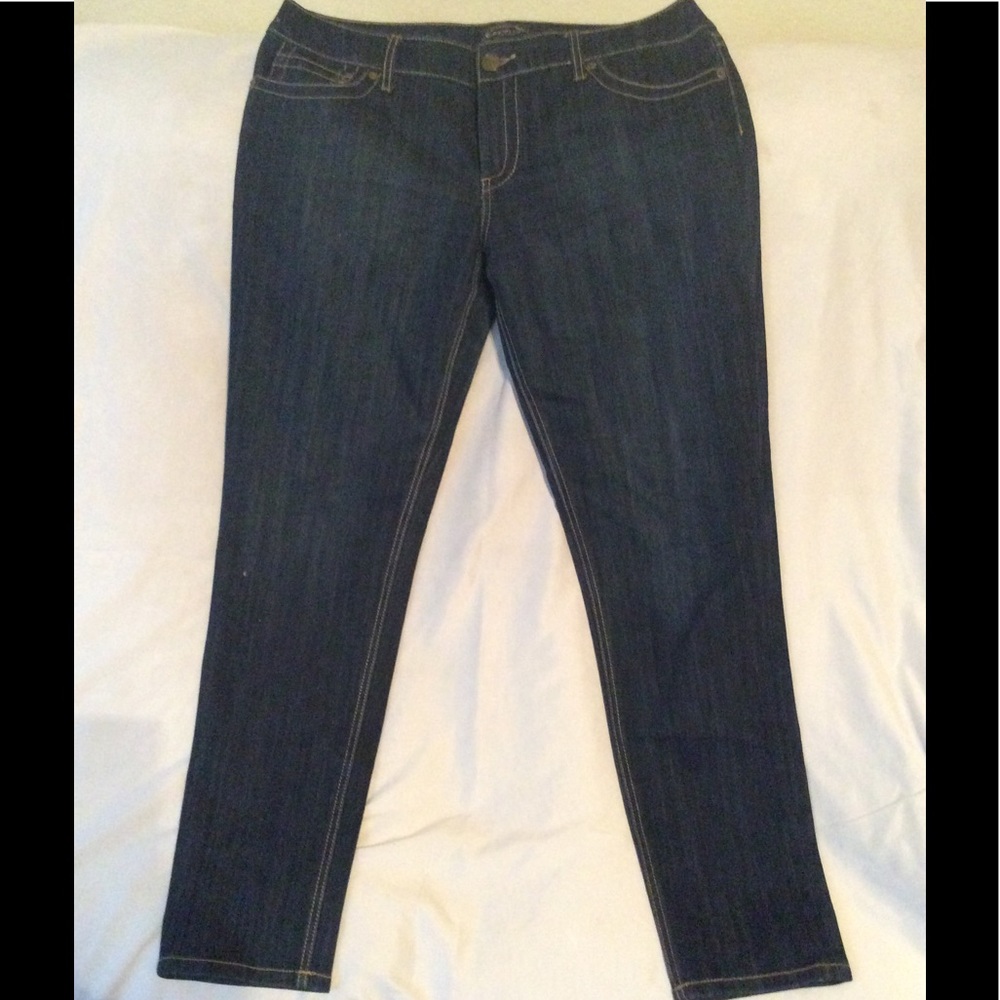 Dark blue jeans