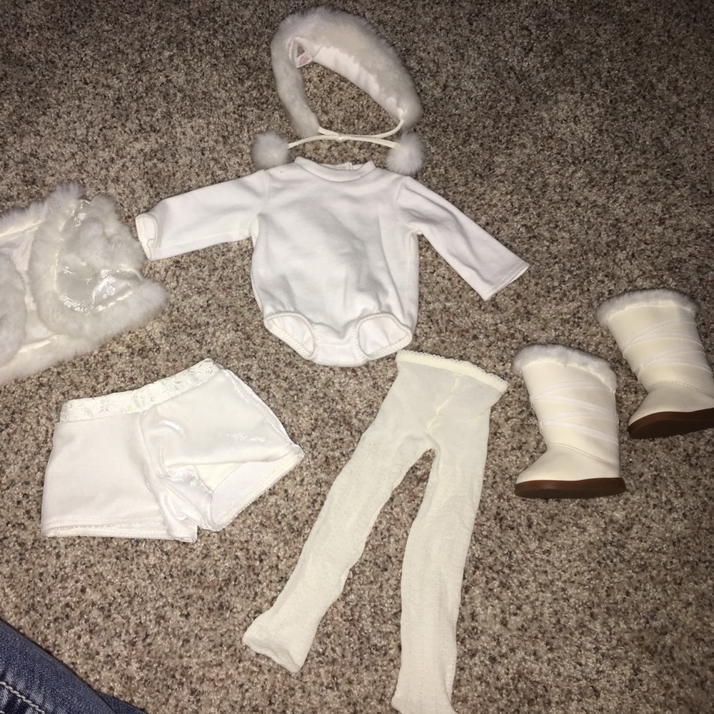AMERICAN GIRL DOLL SNOW BUNNY OUTFIT