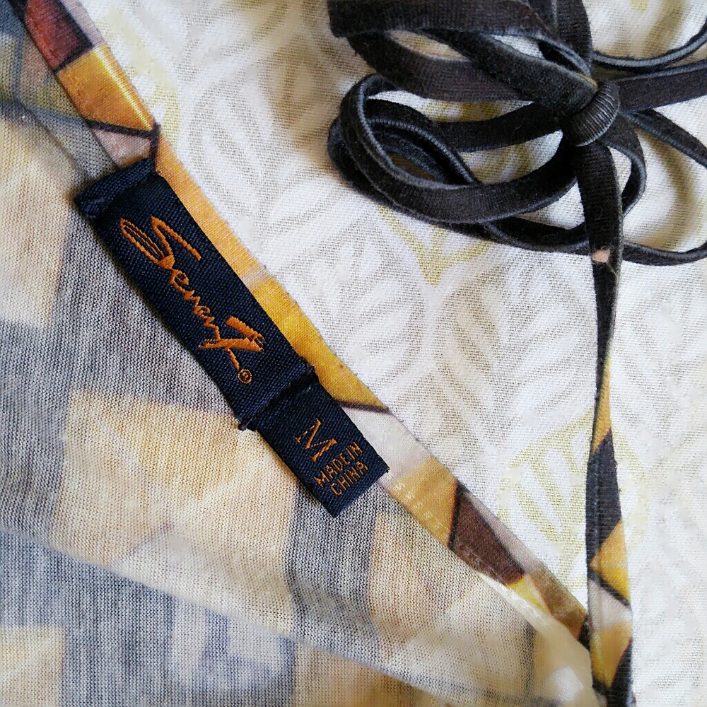 Melissa McCarthy Seven7 Print Top M - Picture 5 of 5