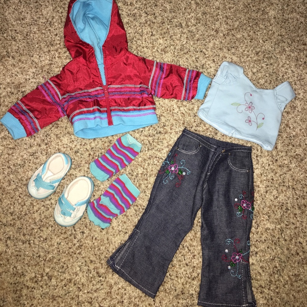 American girl doll casual spring outfit