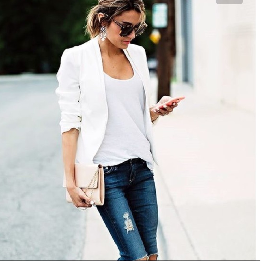 Simple white Blazer