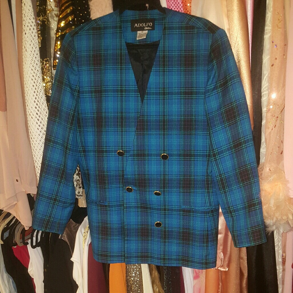 Plaid Blazer