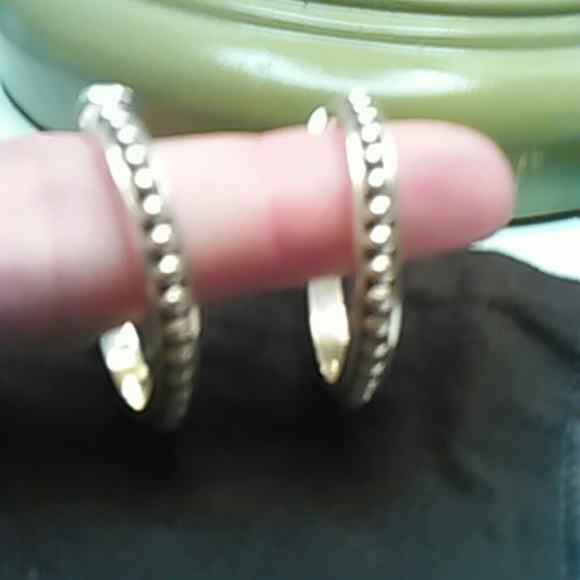 SOLD !♥️Coach hoop earrings Authentic! - Picture 3 of 6