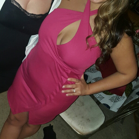 Charlotte Russe Dresses & Skirts - Sexy dark pink dress
