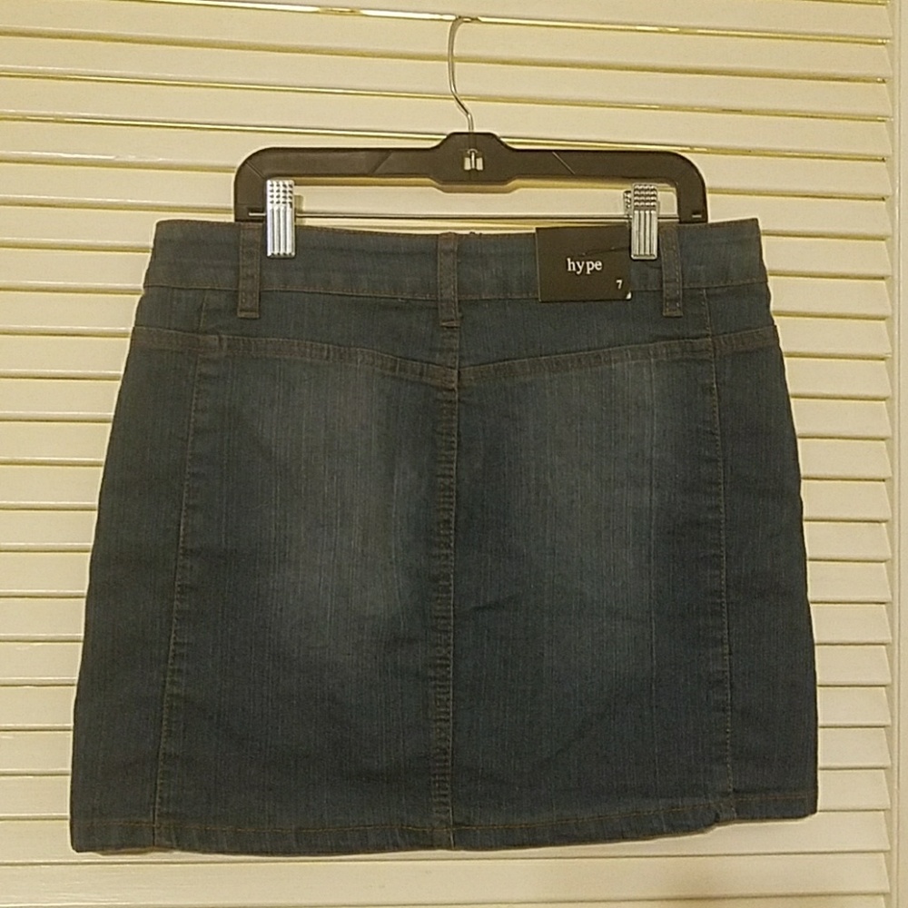 Denim Mini Skirt - Picture 2 of 3