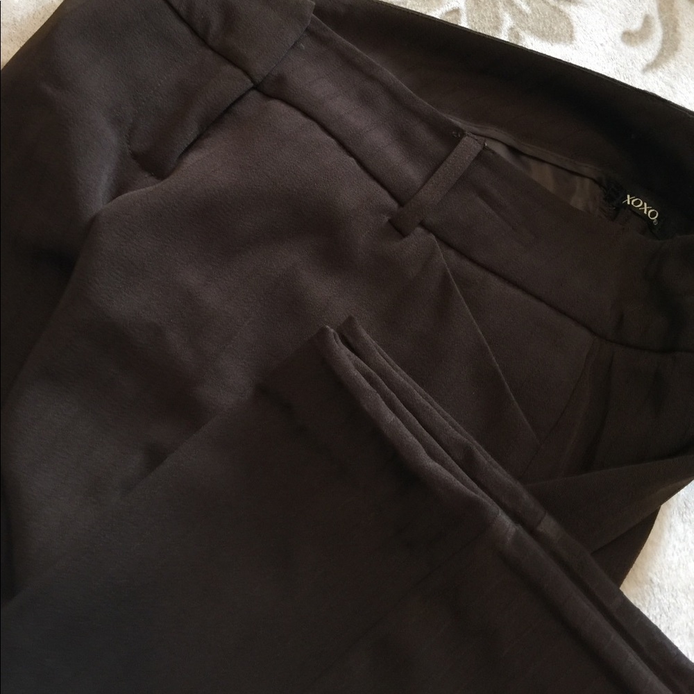 Dark chocolate pants.