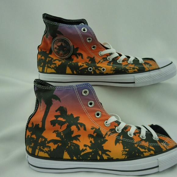 Converse CTAS HI Santa Monica Palm Tree's, NWT - Picture 2 of 7