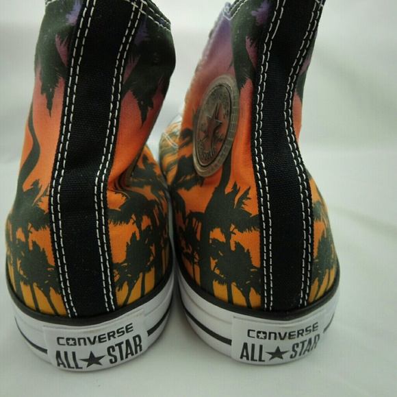 Converse CTAS HI Santa Monica Palm Tree's, NWT - Picture 6 of 7