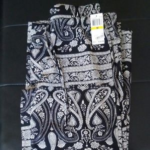 Beautiful Black and White wide leg pants