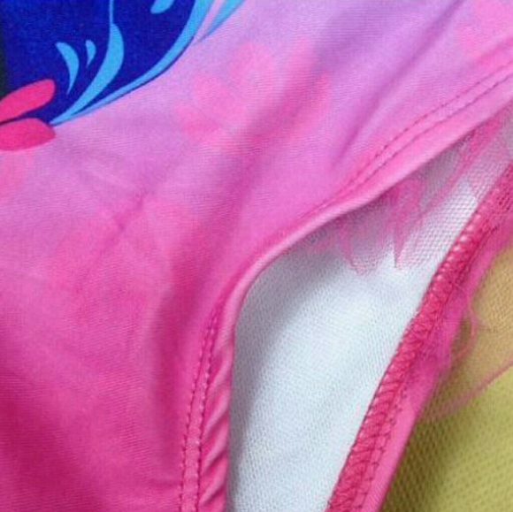 Disney Girls Frozen one piece bathing swimsuit - Picture 2 of 3