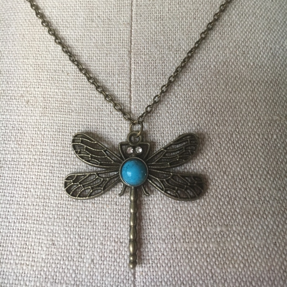 Statement Necklace - Dragonfly