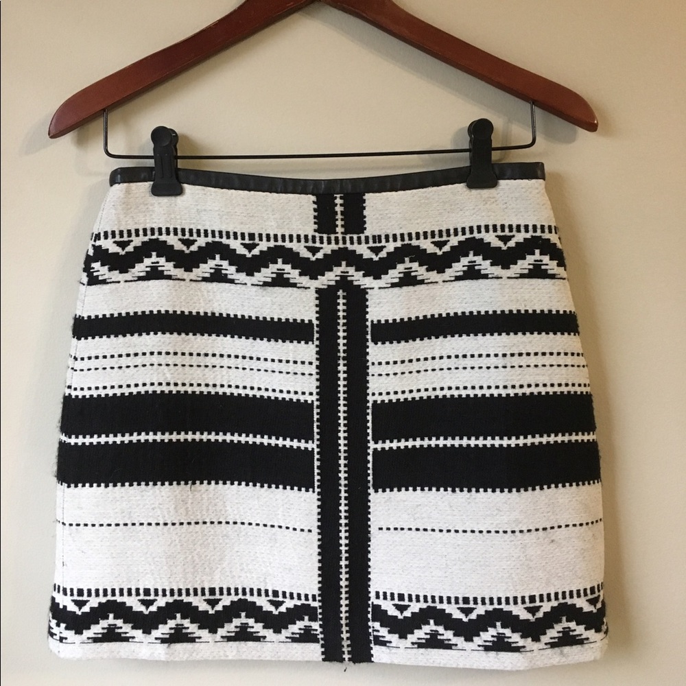 Madewell tribal mini skirt - Size 0