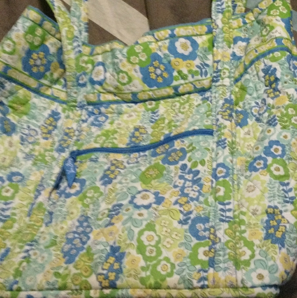 Vera Bradley English Meadow Tote, Cosmetic, Wallet