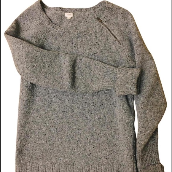 J. Crew Sweaters - J.Crew Women's Donegal Zip Crewneck Sweater