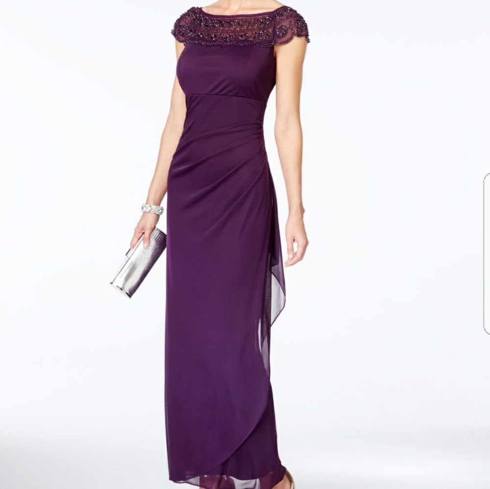 Plum Prom Dress