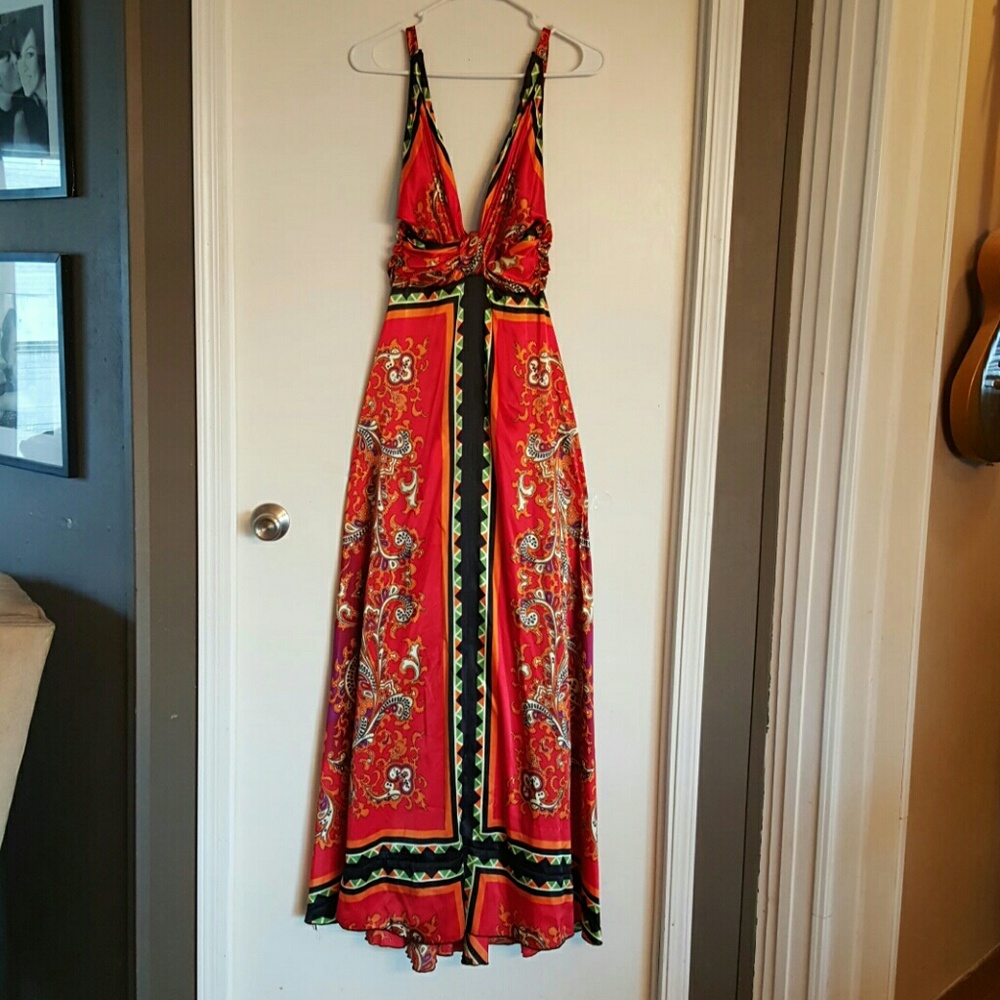 Louisa Villani Maxi Dress Paisley Summer