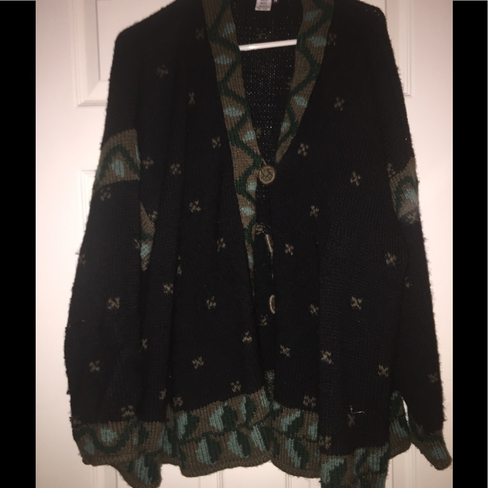 Stephanie Shuster Wool Unique Sweater, sz M!