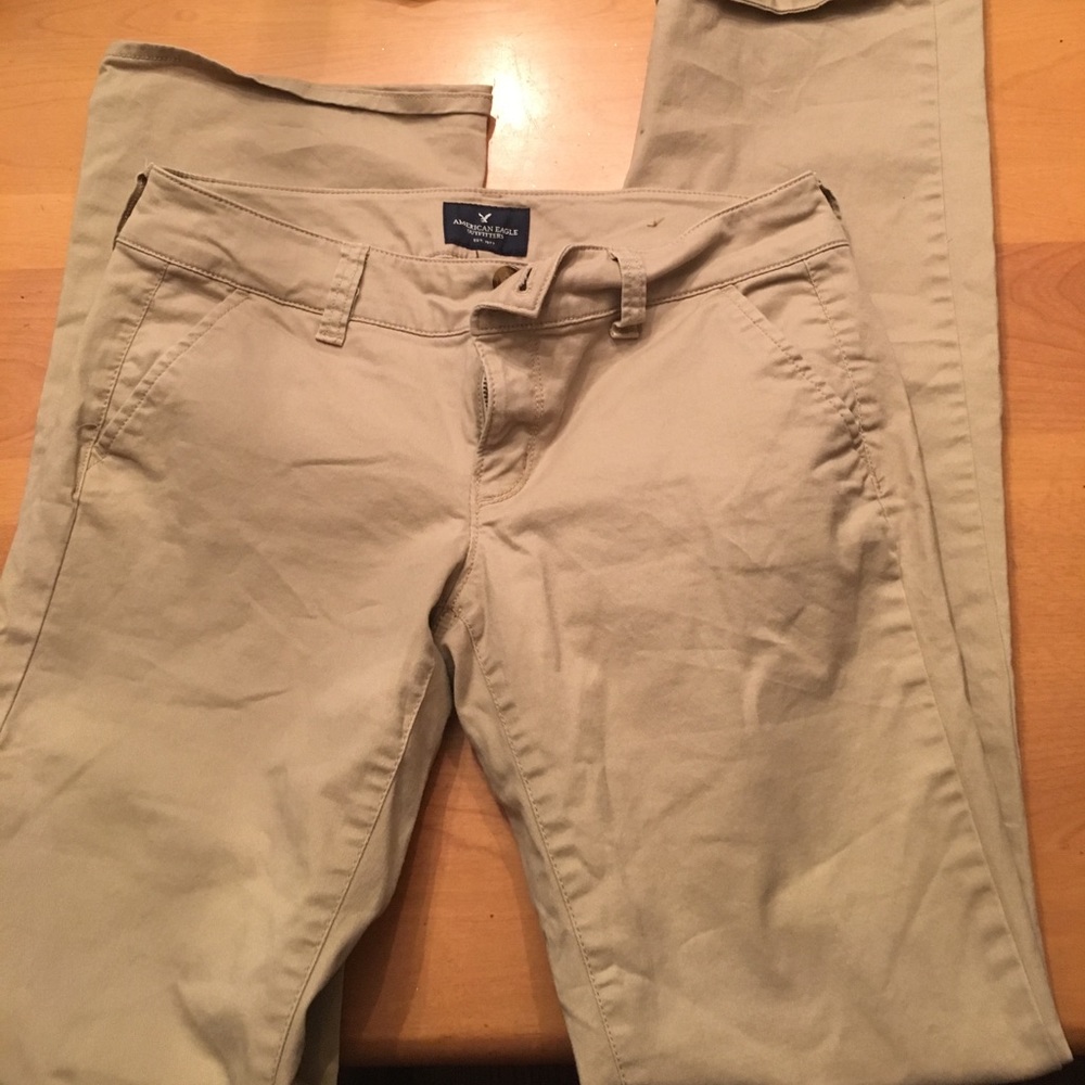 Tan cotton pants