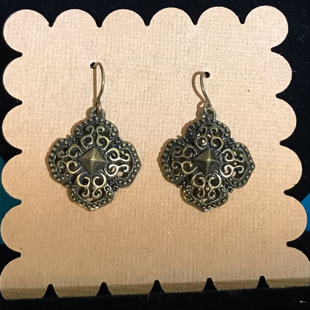 Victorian style earrings.