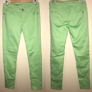 NWOT Celebrity Pink Light Lime Green Jeans 7