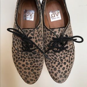 Dolce Vita Mini Oxfords Cheetah