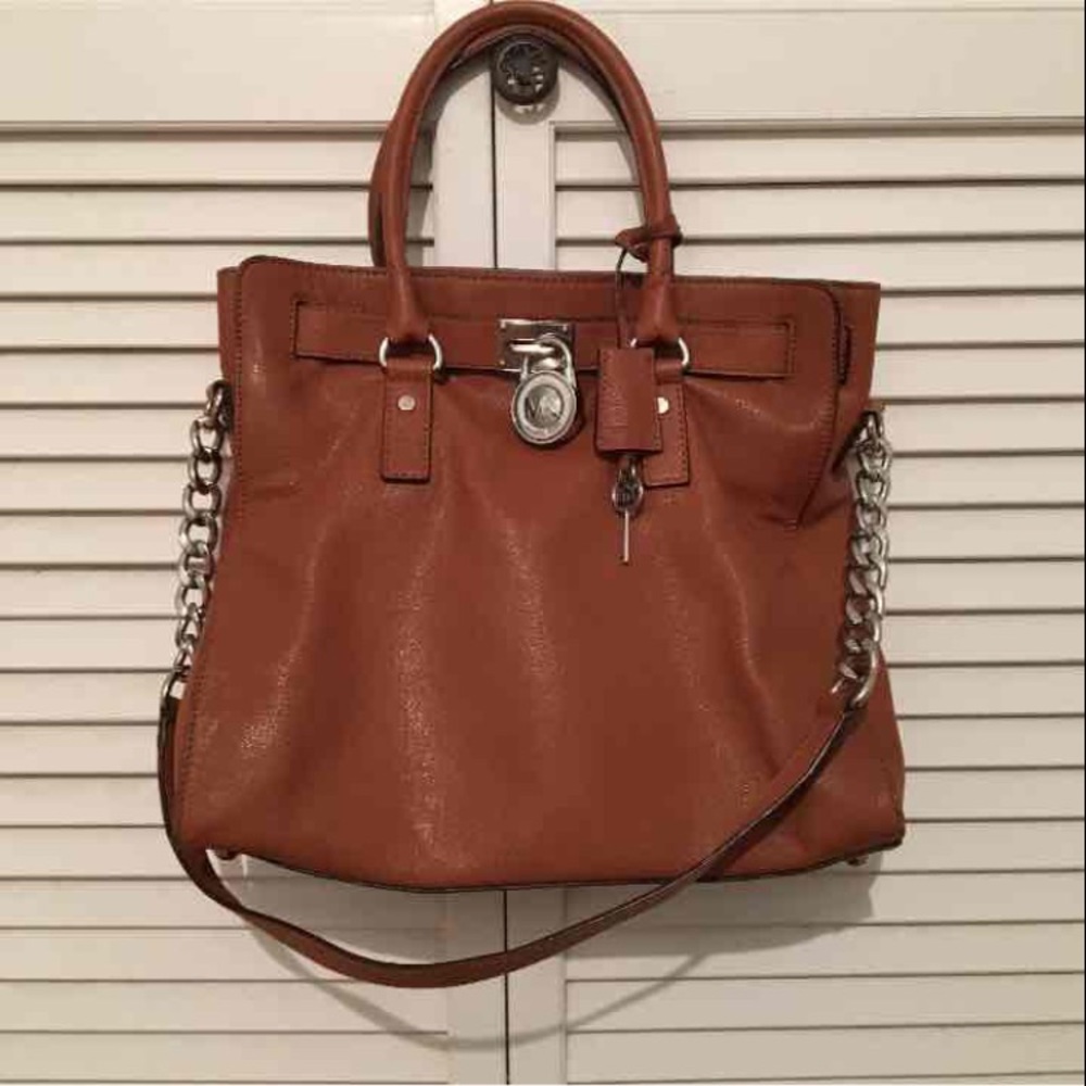 MK Brown Leather Purse